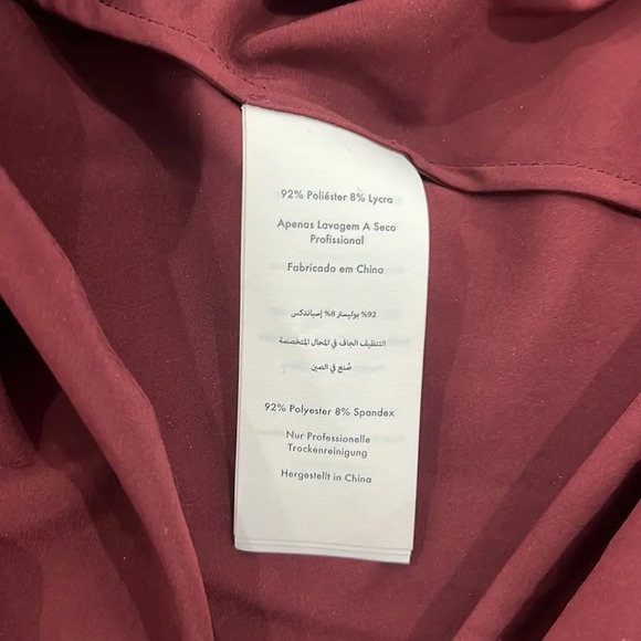 Diane Von Furstenberg Katherine Merlot & Black Velvet Wrap Dress size Medium - Picture 9 of 11